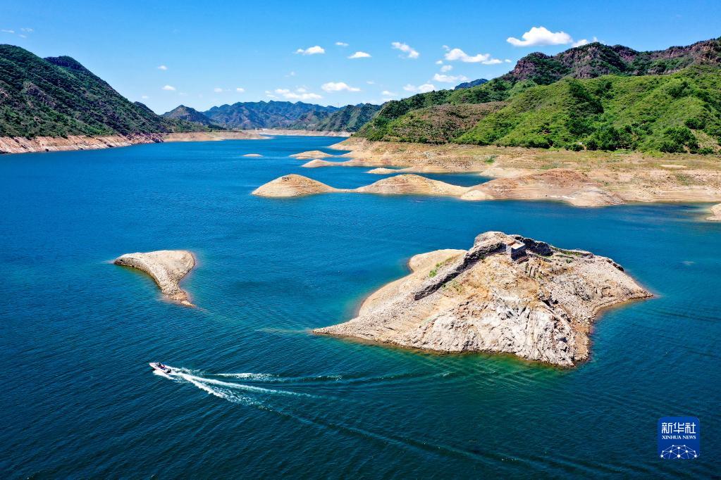 6月3日拍摄的喜峰口西潘家口段长城保护维修工程施工现场（无人机照片）。

　　新华社记者 牟宇 摄