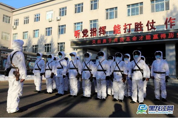 牡丹江军分区组织两级首长机关和民兵分队冬季野营拉练