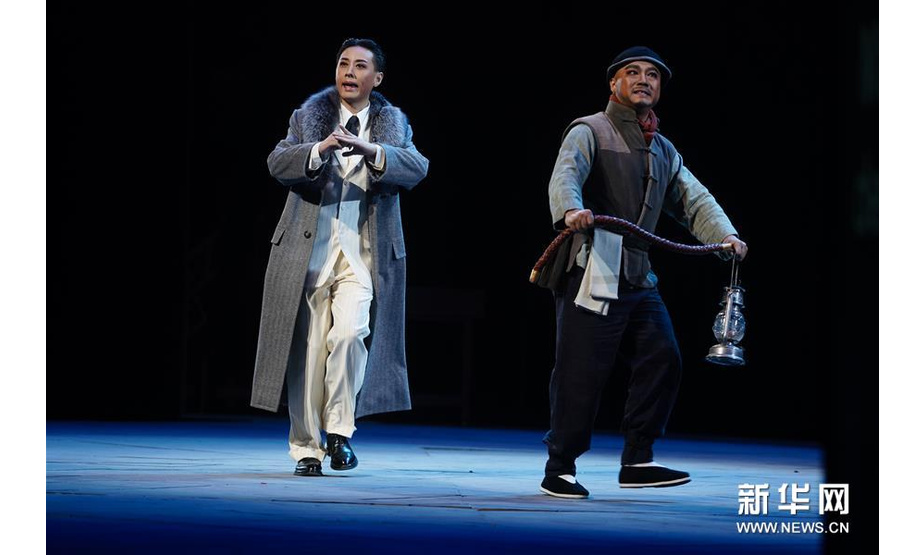 10月9日，演员在昆剧《梅兰芳·当年梅郎》中演出。新华社记者 季春鹏 摄