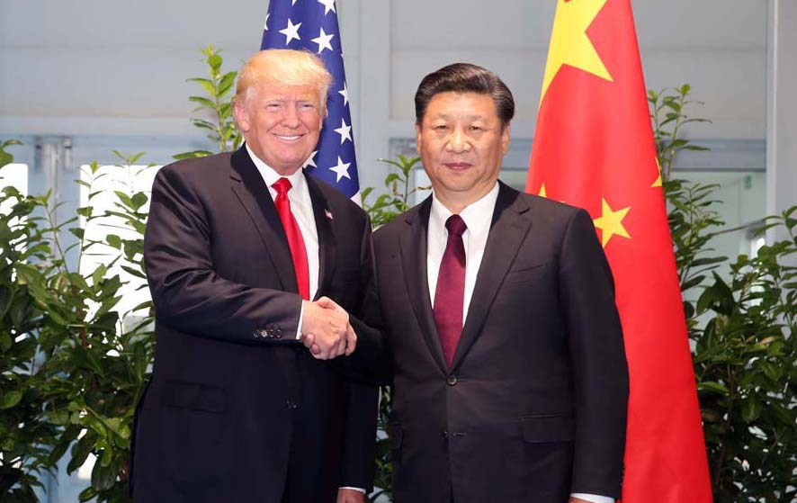 国家主席习近平会见美国总统特朗普