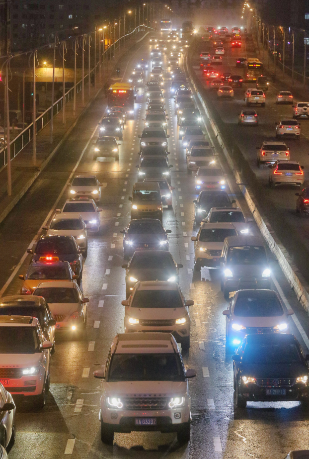 哈尔滨早晚通勤高峰拥堵再现