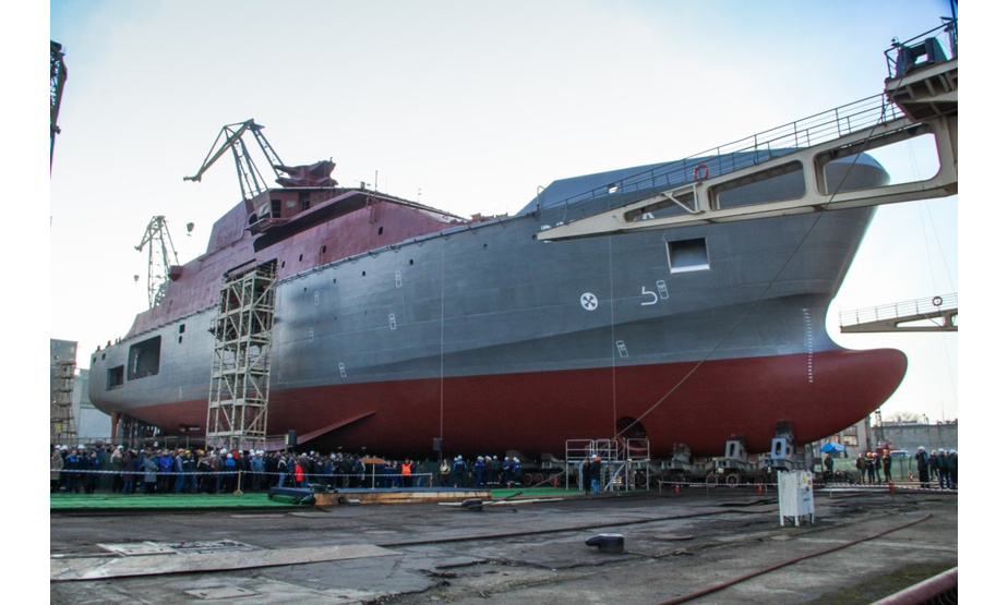 当地时间11月8日，位于加里宁格勒的杨塔尔波罗的海造船厂举行了启动23700项目紧急施工救援船的启动仪式，该船将作为应救援船使用，该舰将在2019年11月交付，目前正在准备下水，因此交付可能会拖延到2020年。
