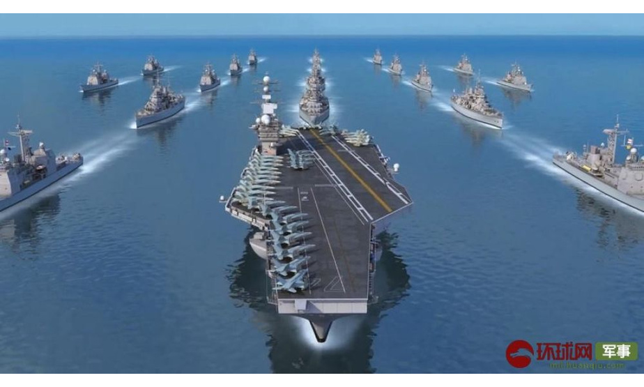 俄罗斯一家武器公司用动画的形式展示了他们设想的“反航母作战系统”方案，利用上千枚导弹攻击航母编队，让美军的航母战斗群防不胜防。