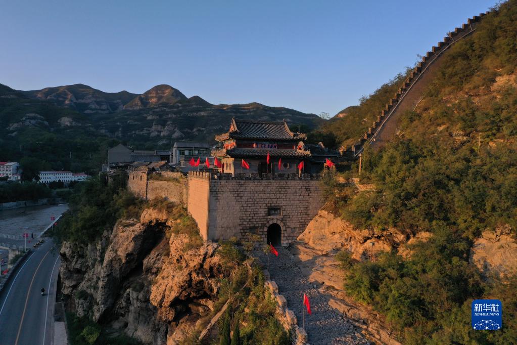 这是10月11日拍摄的娘子关（无人机照片）。

　　新华社发（崔广生 摄）