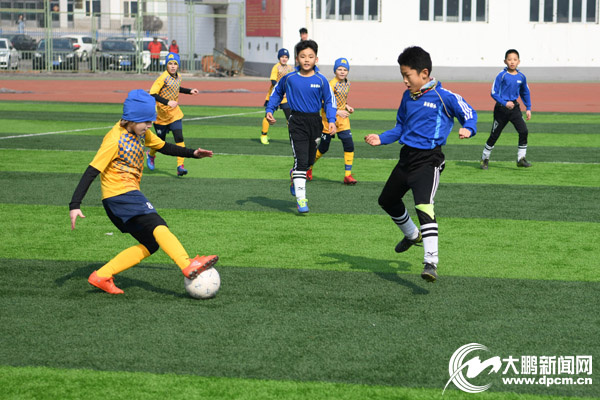 中俄校园足球友谊赛在牡丹江市开赛