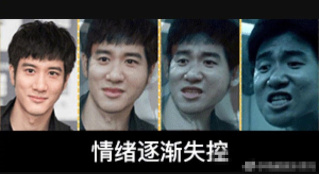 情绪逐渐失控王力宏模仿张学友食屎表情包