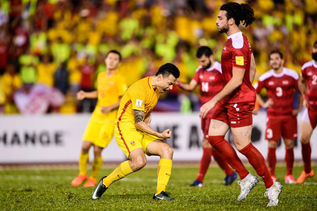 12强赛-郜林吴曦破门补时遭扳平 国足2-2叙利