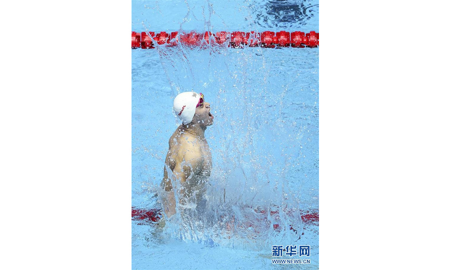 7月21日，孙杨在比赛后庆祝。

　　当日，在韩国光州举行的2019游泳世锦赛男子400米自由泳决赛中，中国选手孙杨夺得冠军。

　　新华社记者陶希夷摄

