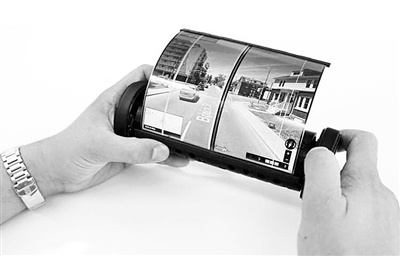 世界首款可卷曲触屏平板电脑问世